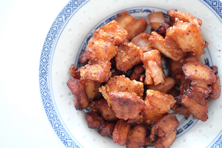 Easy Hakka Fried Pork Belly With Red Fermented Beancurd (Hakka Char Yuk