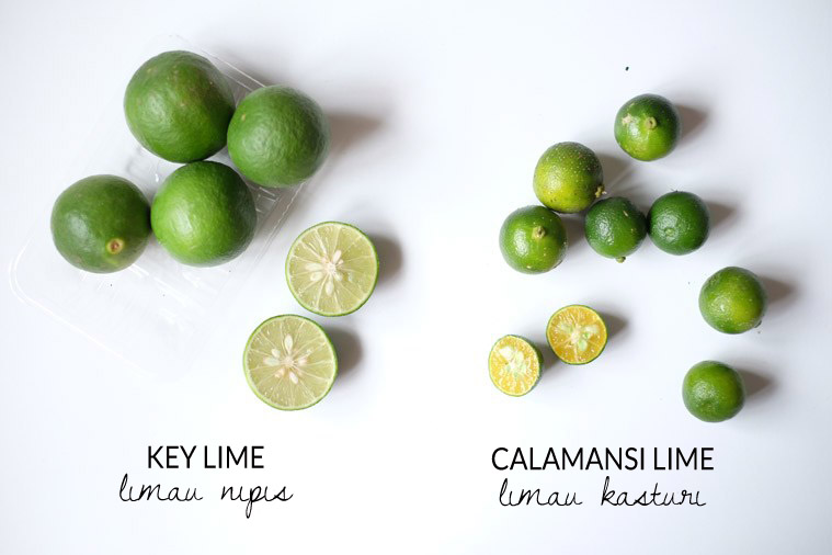 Key Lime (Limau Nipis) & Calamansi lime (Limau Kasturi 