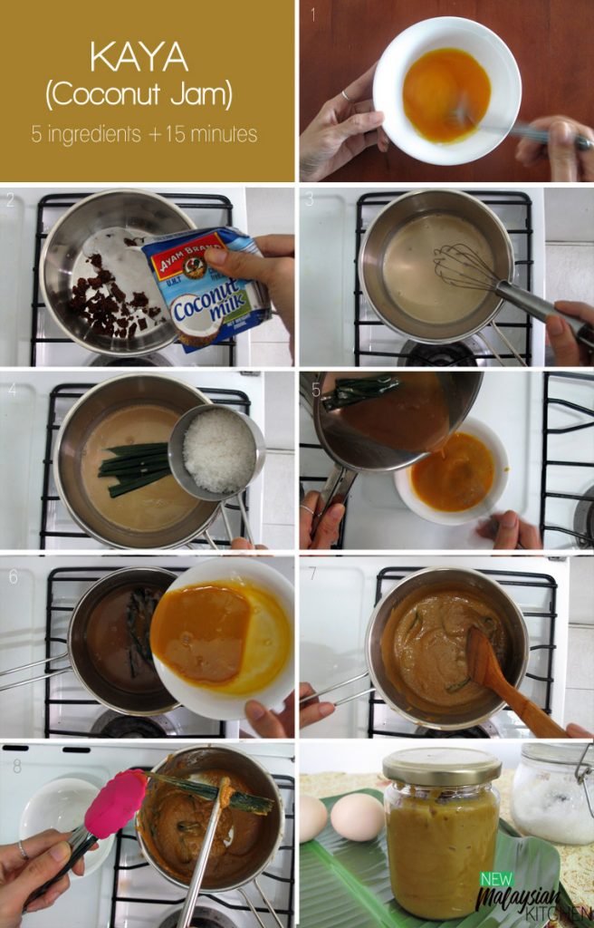 Kaya Jam (Coconut Jam) 5 ingredients + 15 minutes New Malaysian Kitchen