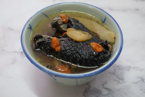 Black Chicken Herbal Soup with American Ginseng - New Malaysian Kitchen